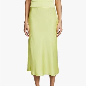 Beautiful satin midi skirt by Free People